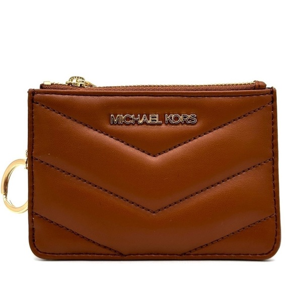 Michael Kors Jet Set Travel Small Top Zip Coin Pouch with ID Holder Luggage - Picture 2 of 8